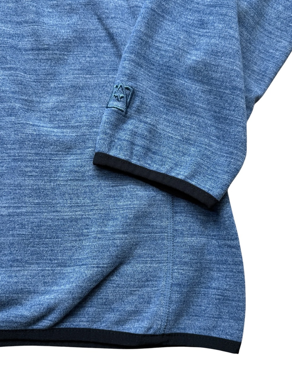 Avalanche Outdoor Supply Co Blue Heather Quarter Zip Performance Pullover XL - Picture 5 of 11